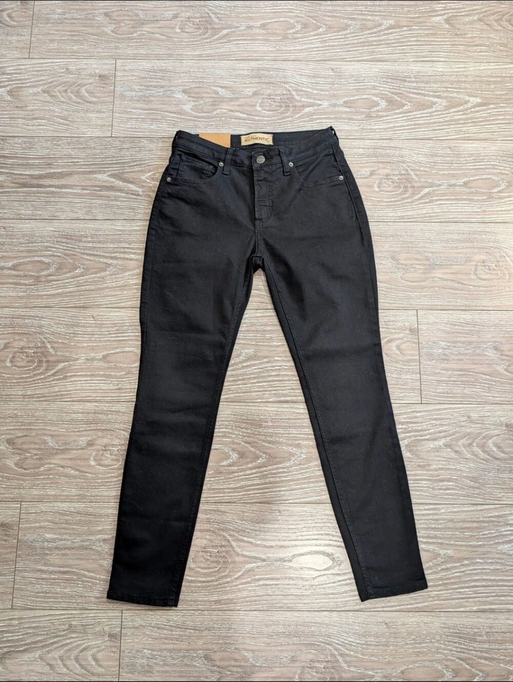 The Curvy High Skinny Black Jeans Size 8